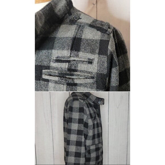Buffalo Plaid Bommer Jacket - Grind - by CoffeeShop - Picture 1 of 5